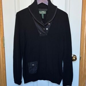 Sophisticated Black Cowl Neck Sweater by LRL